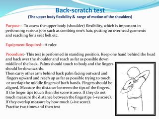 back scratch test|back scratch test procedure.